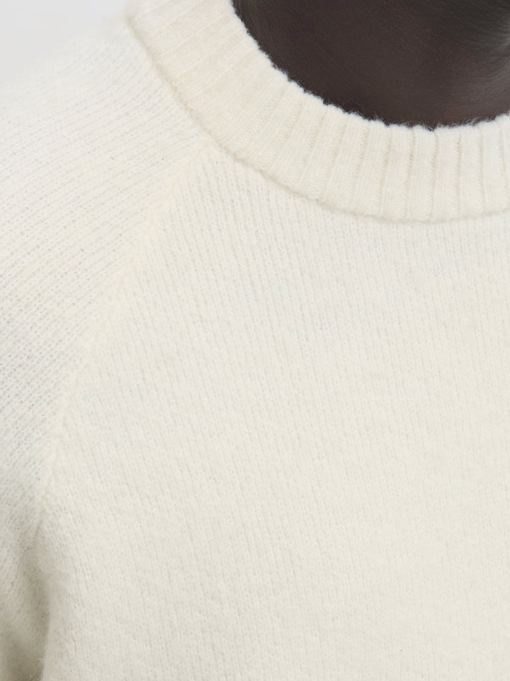 JORBEDFORD KNIT EMB CREW NECK, Sea Salt 296416 Bild 3
