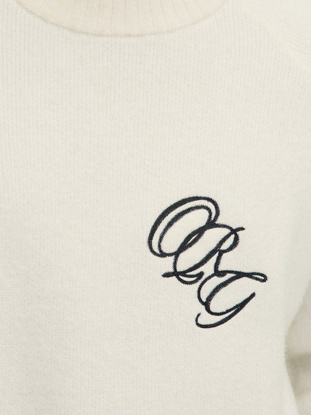JORBEDFORD KNIT EMB CREW NECK, Sea Salt 296416 Bild 4