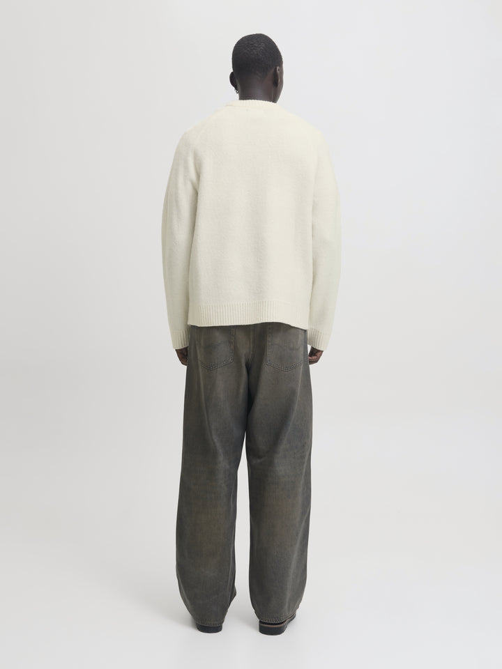 JORBEDFORD KNIT EMB CREW NECK, Sea Salt 296416 Bild 6