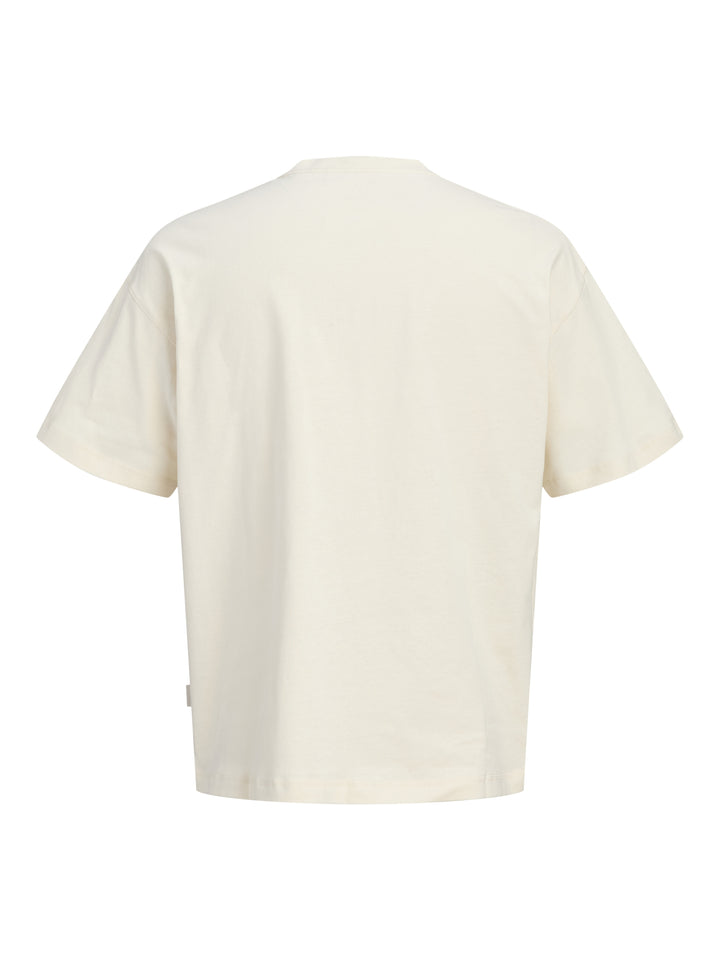JORCHAMBERI TYPO TEE SS CN, Antique White 177620 Bild 2