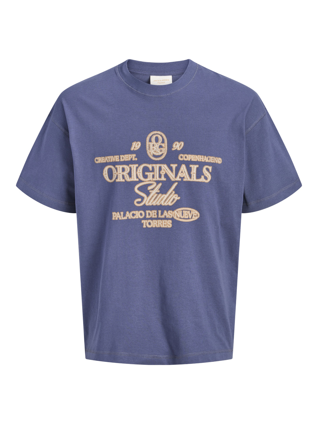 JORCHAMBERI TYPO TEE SS CN, Crown Blue 177109 Bild 1