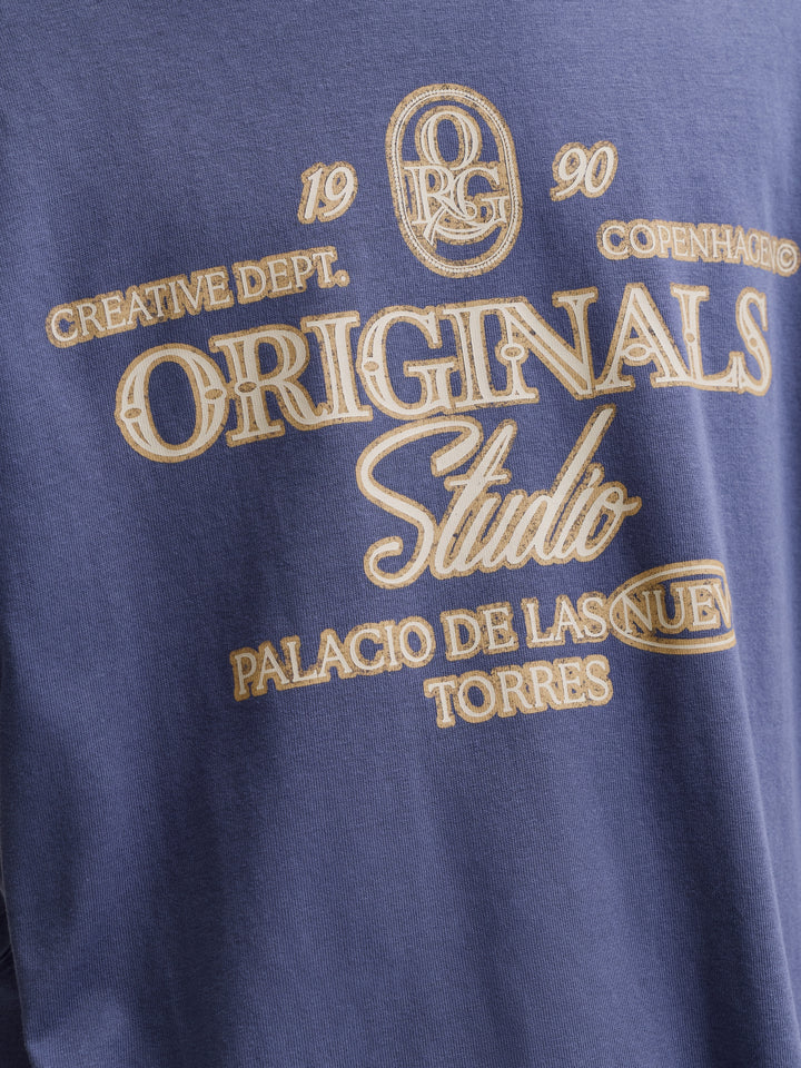 JORCHAMBERI TYPO TEE SS CN, Crown Blue 177109 Bild 7