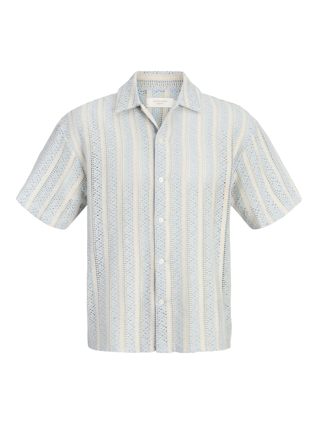 JORCOTEDAZUR BELLAGIO CROCHETSHIRT, Cashmere Blue 175775 Bild 1