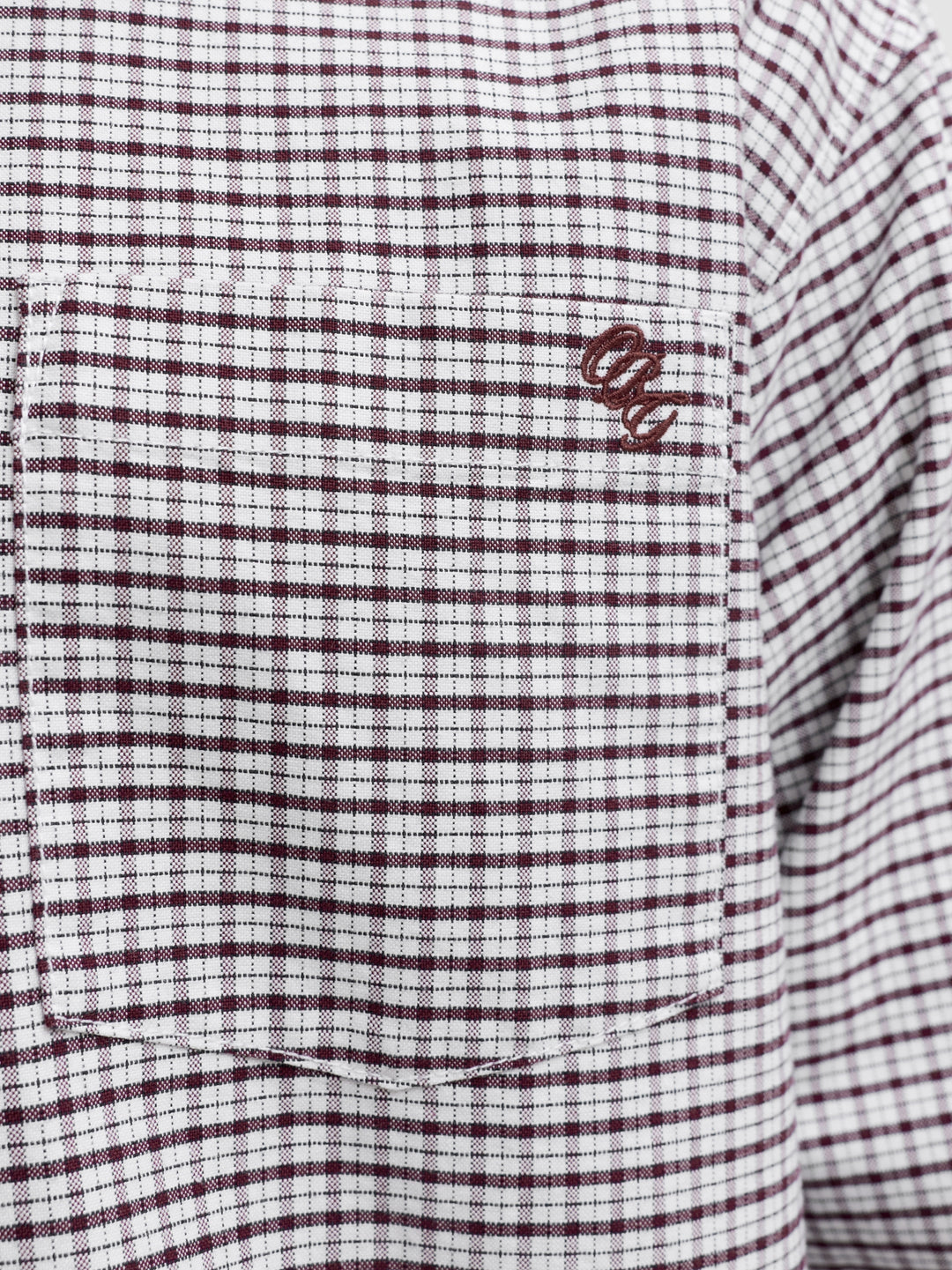 JORFREDERIKSBERG OXFORD SHIRT LS SN, Chocolate Truffle/CHECKS 177119001 Bild 7