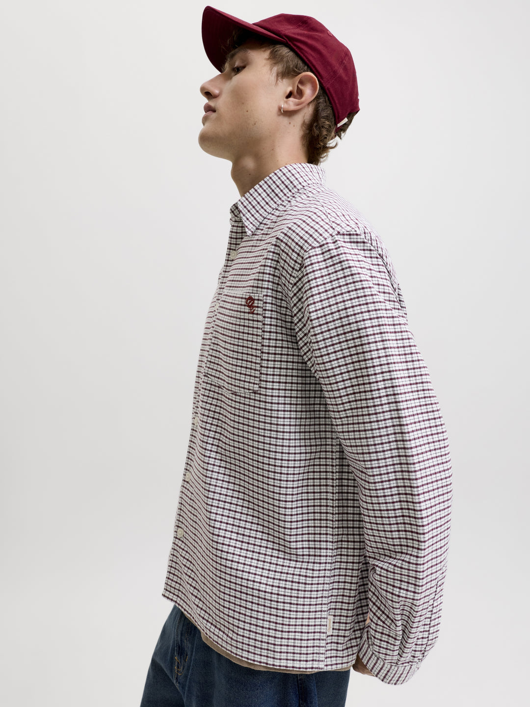 JORFREDERIKSBERG OXFORD SHIRT LS SN, Chocolate Truffle/CHECKS 177119001 Bild 8