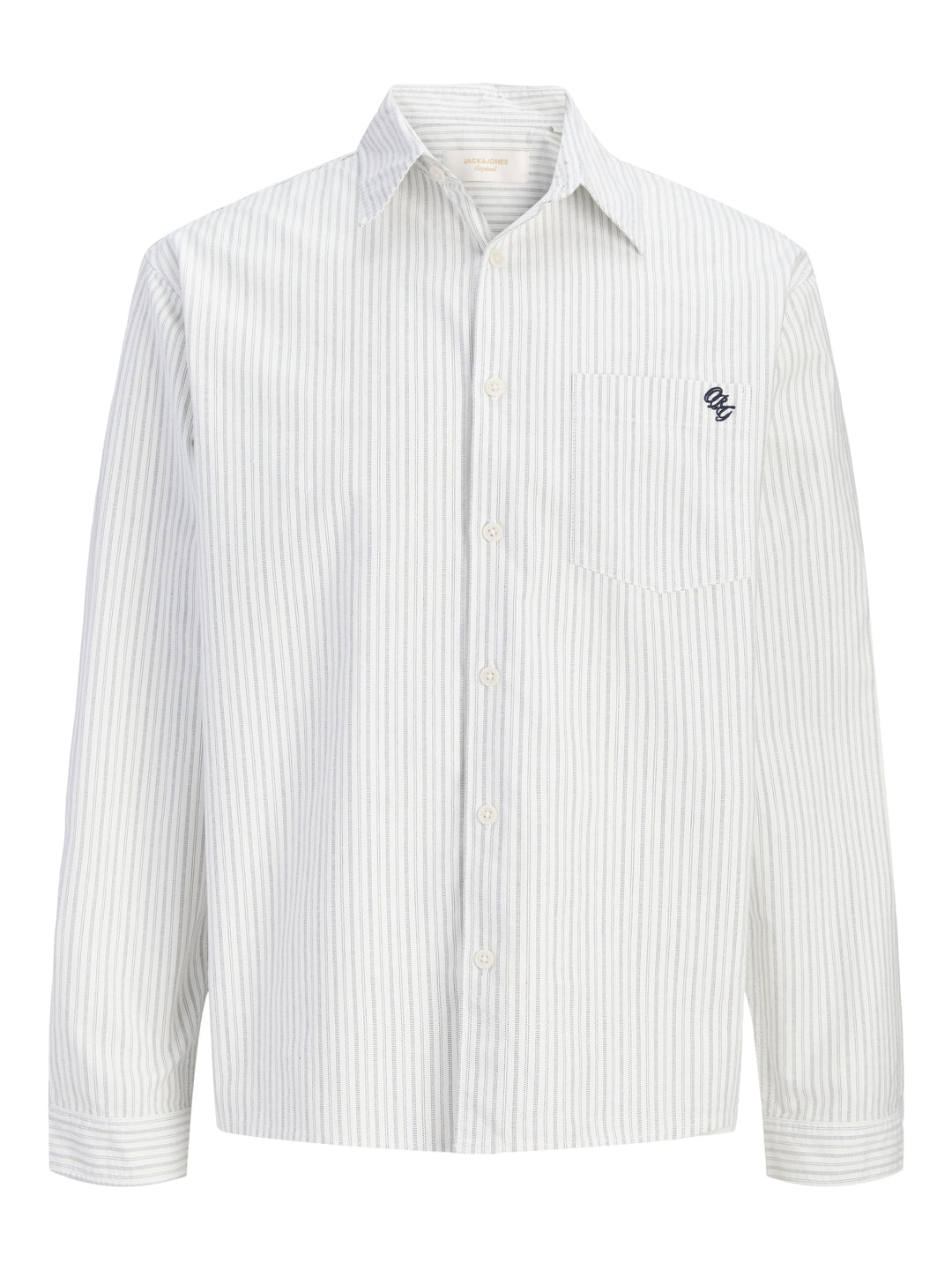 JORFREDERIKSBERG OXFORD SHIRT LS SN, Snow White/STRIPES 177707002 Bild 1