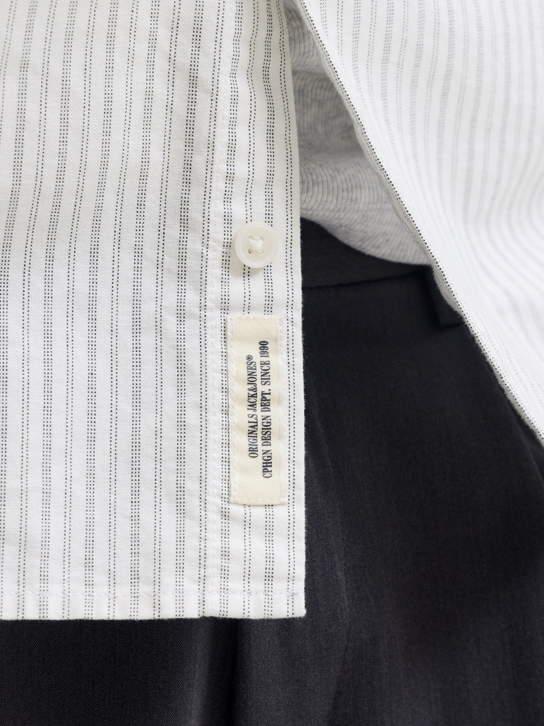 JORFREDERIKSBERG OXFORD SHIRT LS SN, Snow White/STRIPES 177707002 Bild 6