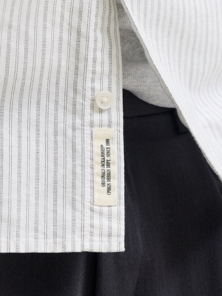 JORFREDERIKSBERG OXFORD SHIRT LS SN, Snow White/STRIPES 177707002 Bild 6