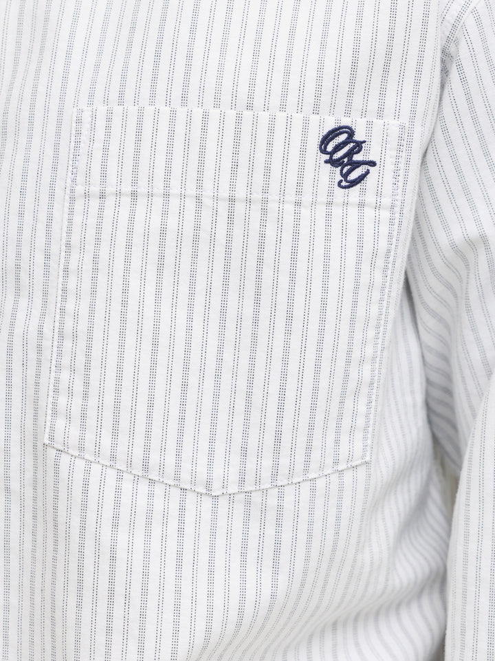 JORFREDERIKSBERG OXFORD SHIRT LS SN, Snow White/STRIPES 177707002 Bild 7