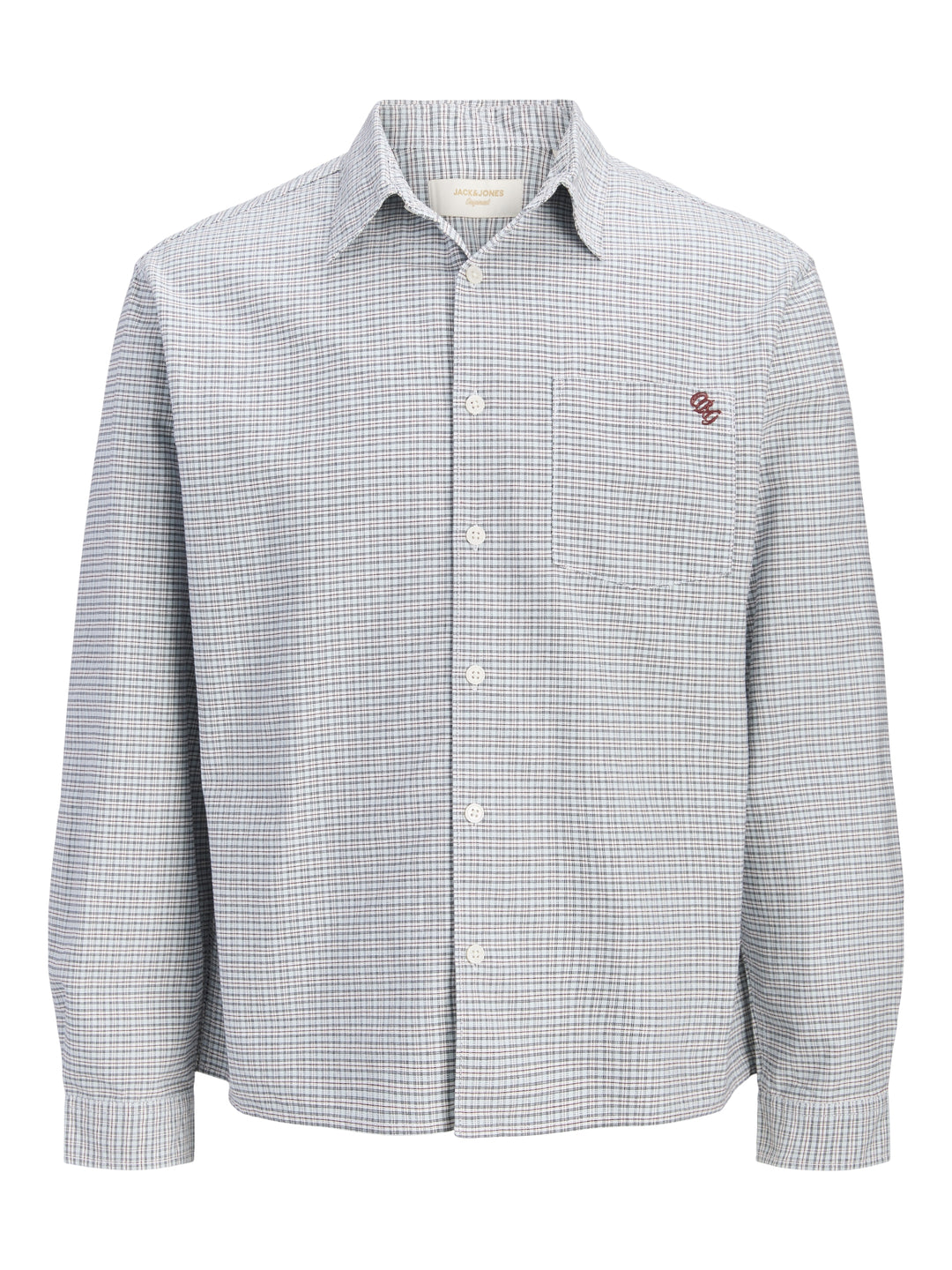 JORFREDERIKSBERG OXFORD SHIRT LS SN, Ice Water/CHECKS 297296001 Bild 1