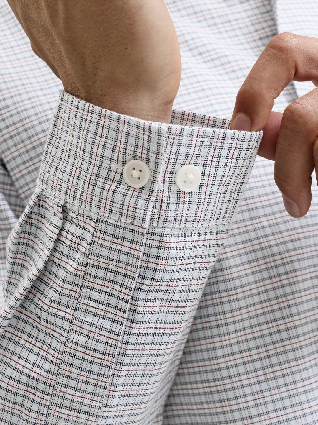 JORFREDERIKSBERG OXFORD SHIRT LS SN, Ice Water/CHECKS 297296001 Bild 2
