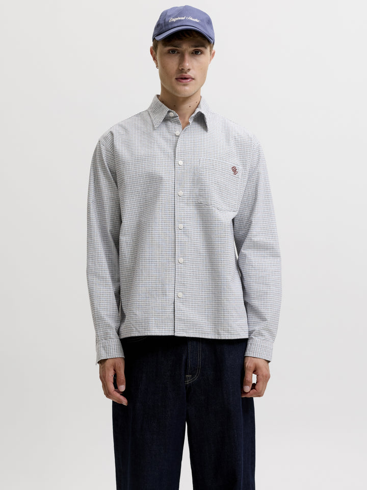 JORFREDERIKSBERG OXFORD SHIRT LS SN, Ice Water/CHECKS 297296001 Bild 5