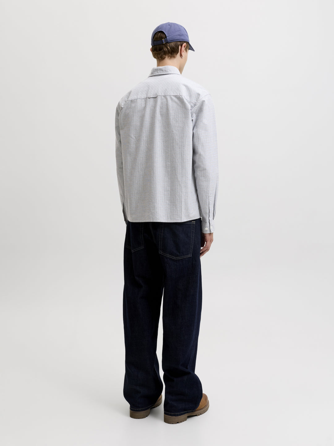 JORFREDERIKSBERG OXFORD SHIRT LS SN, Ice Water/CHECKS 297296001 Bild 6
