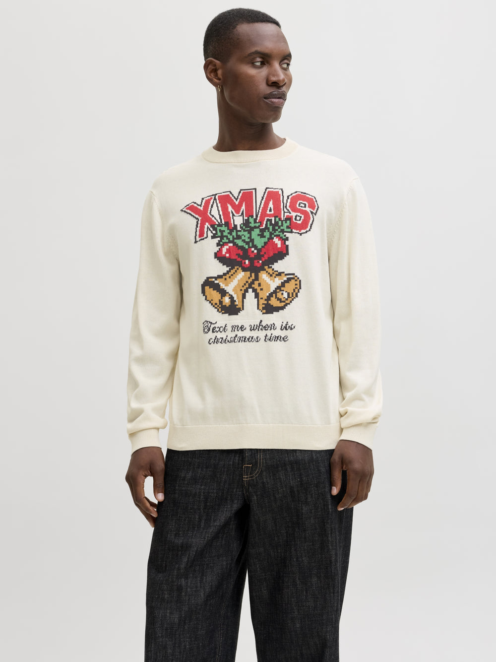 JORHOLIDAY KNIT CREW NECK, Sea Salt 296416 Bild 2
