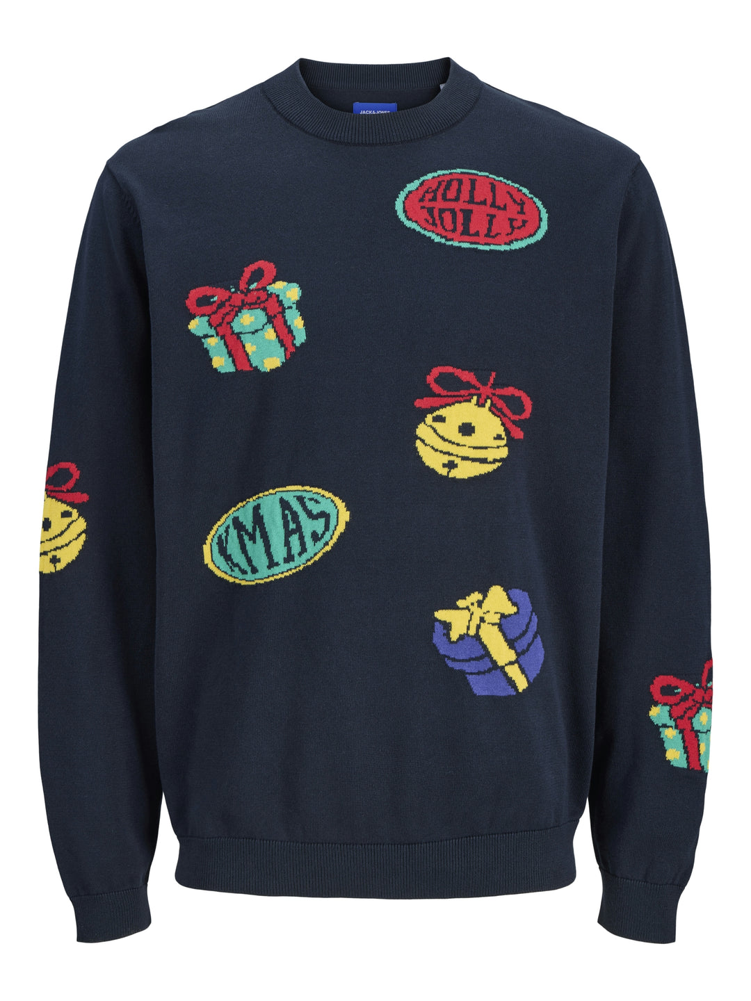 JORHOLIDAY KNIT CREW NECK, Sky Captain 175917 Bild 1