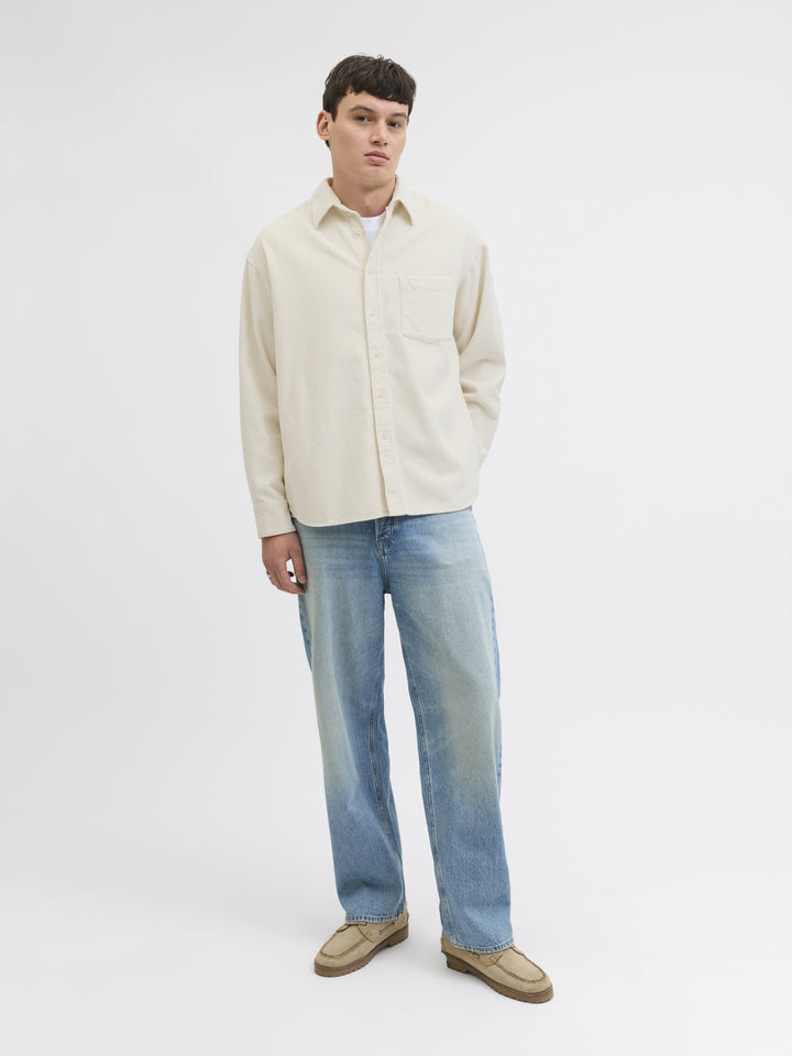 JORINWOOD OVERSIZED CORD SHIRT LS, Antique White 177620 Bild 11