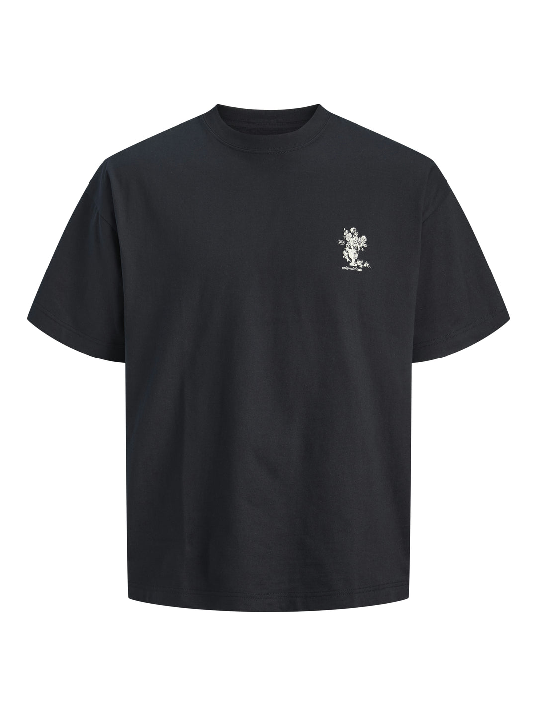 JORMAINE BACK TEE SS CREW NECK SN, Black 178012 Bild 1