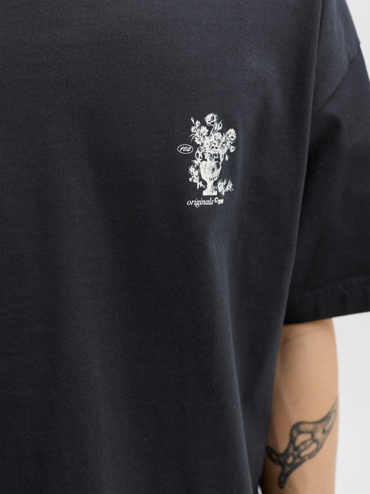 JORMAINE BACK TEE SS CREW NECK SN, Black 178012 Bild 13