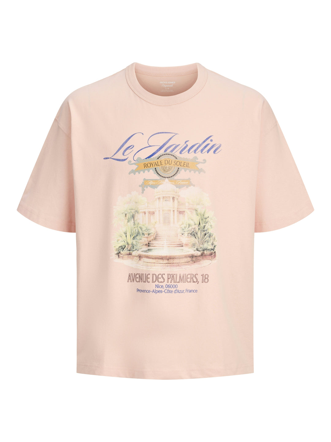 JORMENTON PHOTO TEE SS CREW NECK, Peach Melba 177319 Bild 1
