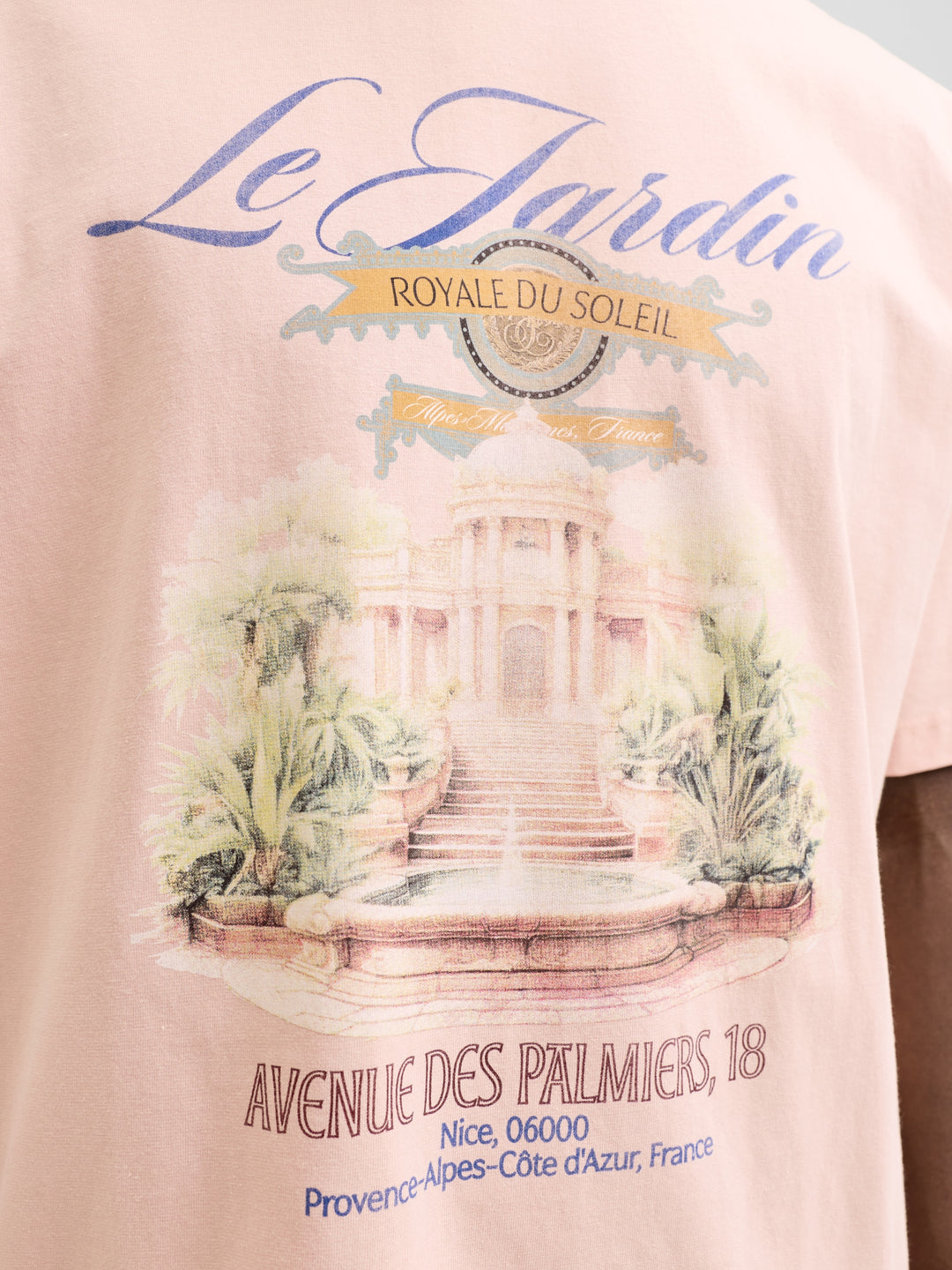 JORMENTON PHOTO TEE SS CREW NECK, Peach Melba 177319 Bild 3