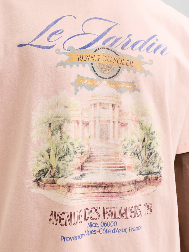 JORMENTON PHOTO TEE SS CREW NECK, Peach Melba 177319 Bild 3