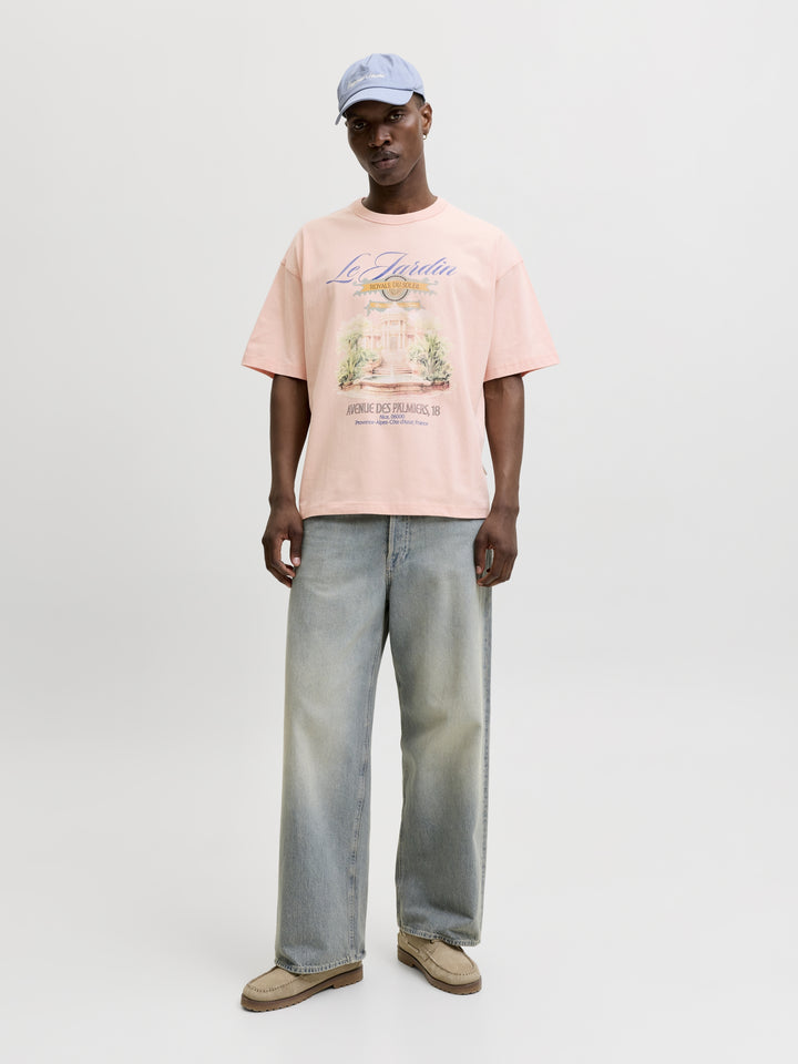 JORMENTON PHOTO TEE SS CREW NECK, Peach Melba 177319 Bild 8