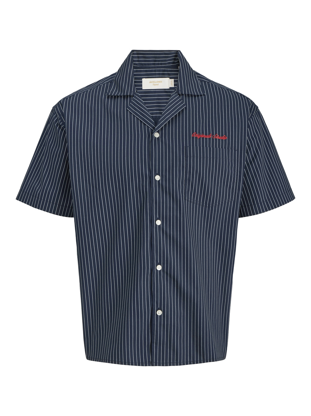 JORMENTON POPLIN STRIPE RESORT SHIR, Sky Captain 175917 Bild 1