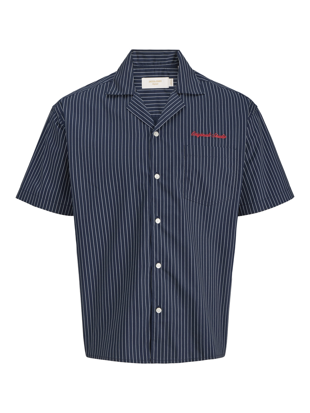 JORMENTON POPLIN STRIPE RESORT SHIR, Sky Captain 175917 Bild 1