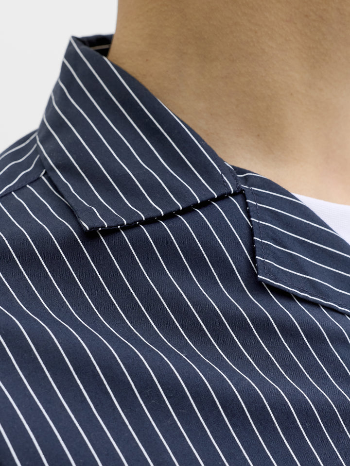 JORMENTON POPLIN STRIPE RESORT SHIR, Sky Captain 175917 Bild 3