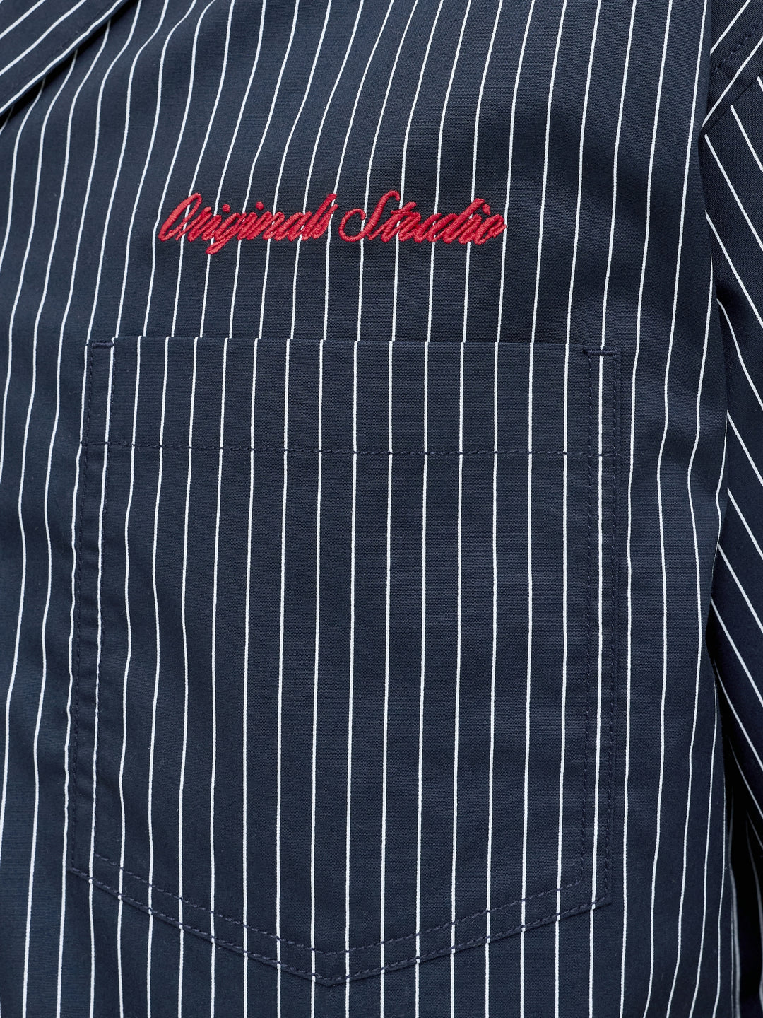 JORMENTON POPLIN STRIPE RESORT SHIR, Sky Captain 175917 Bild 5