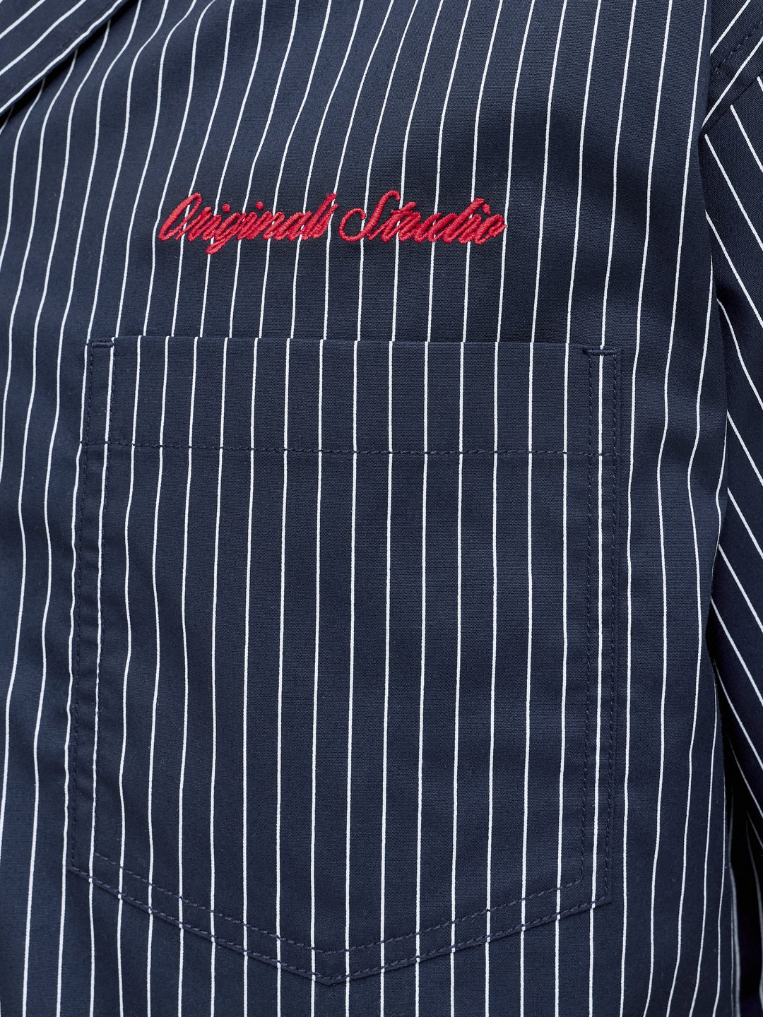 JORMENTON POPLIN STRIPE RESORT SHIR, Sky Captain 175917 Bild 6