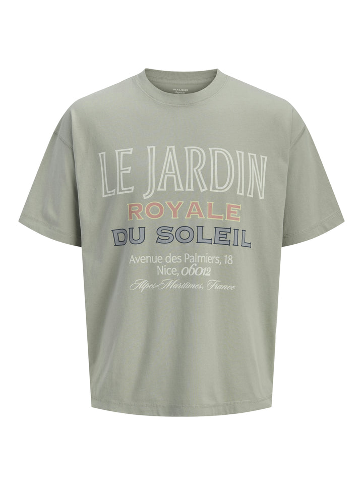 JORMENTON TYPO FRONT TEE SS CREW NE, Seagrass 176290 Bild 1