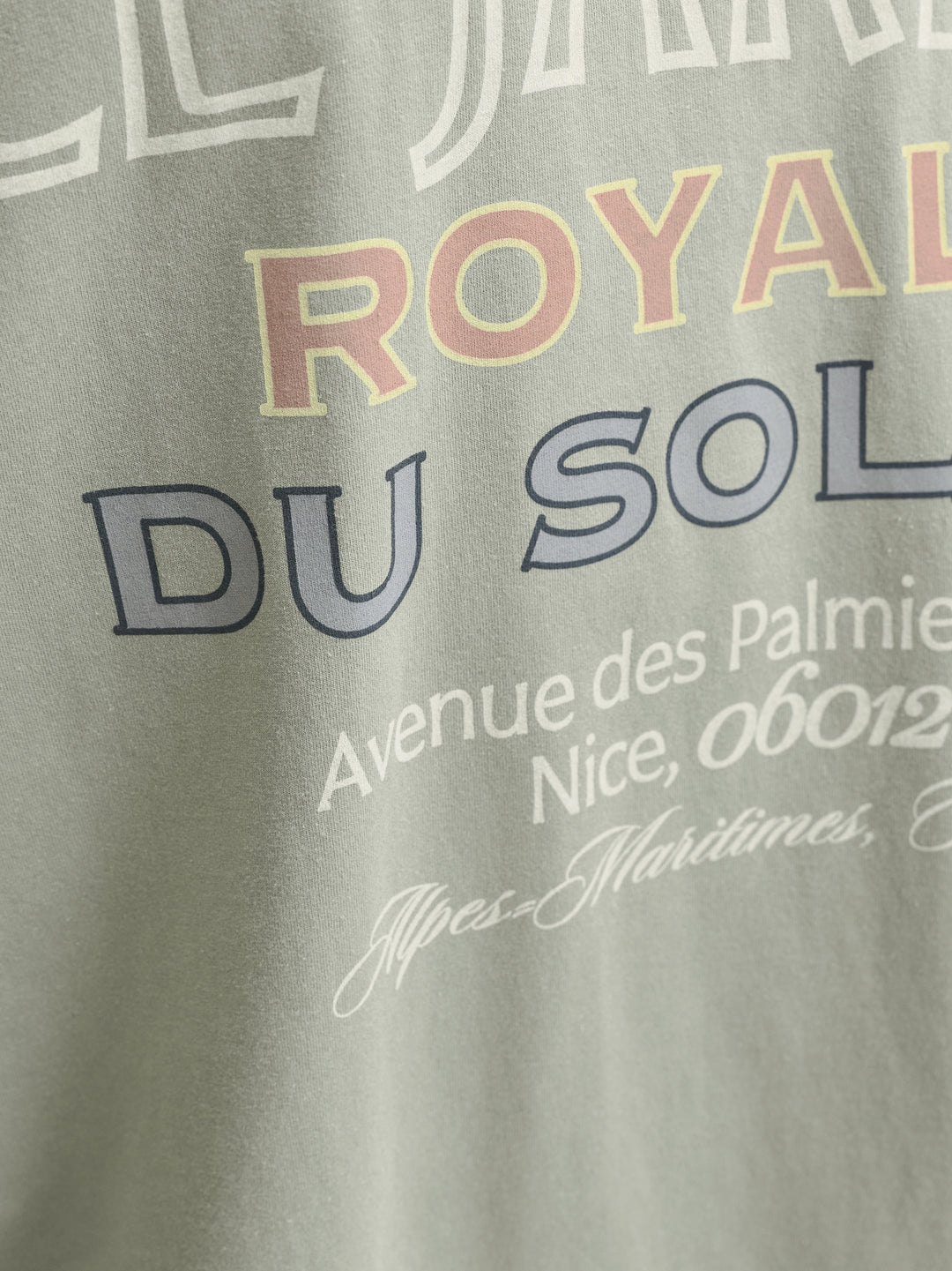 JORMENTON TYPO FRONT TEE SS CREW NE, Seagrass 176290 Bild 4