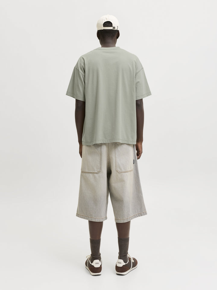 JORMENTON TYPO FRONT TEE SS CREW NE, Seagrass 176290 Bild 6
