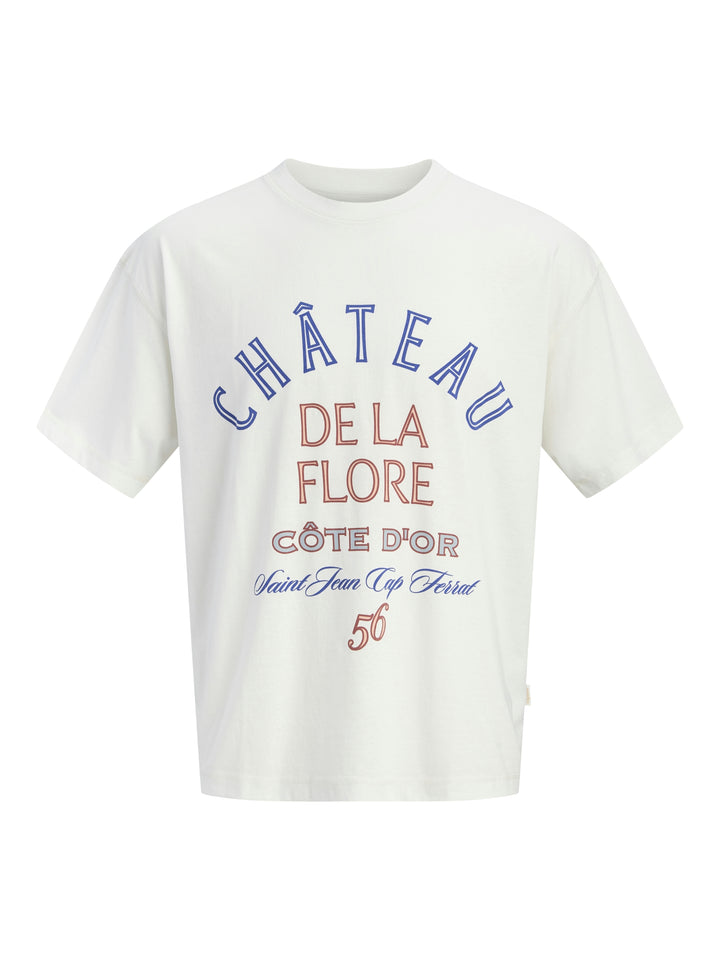 JORMENTON TYPO FRONT TEE SS CREW NE, Snow White 177707 Bild 1