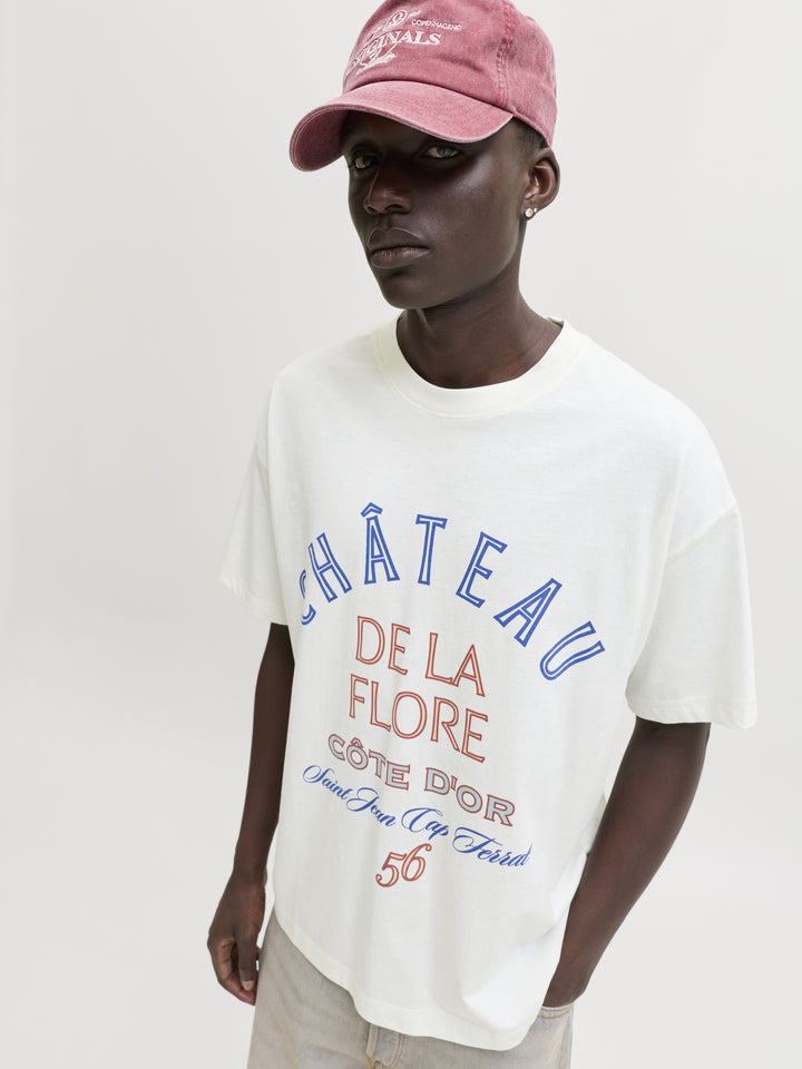 JORMENTON TYPO FRONT TEE SS CREW NE, Snow White 177707 Bild 7