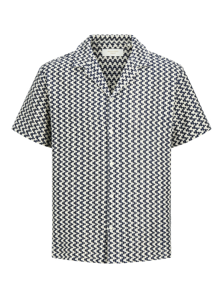 JORMONTAUK CROCHET SHIRT SS SA26 LN, Sky Captain 175917 Bild 1
