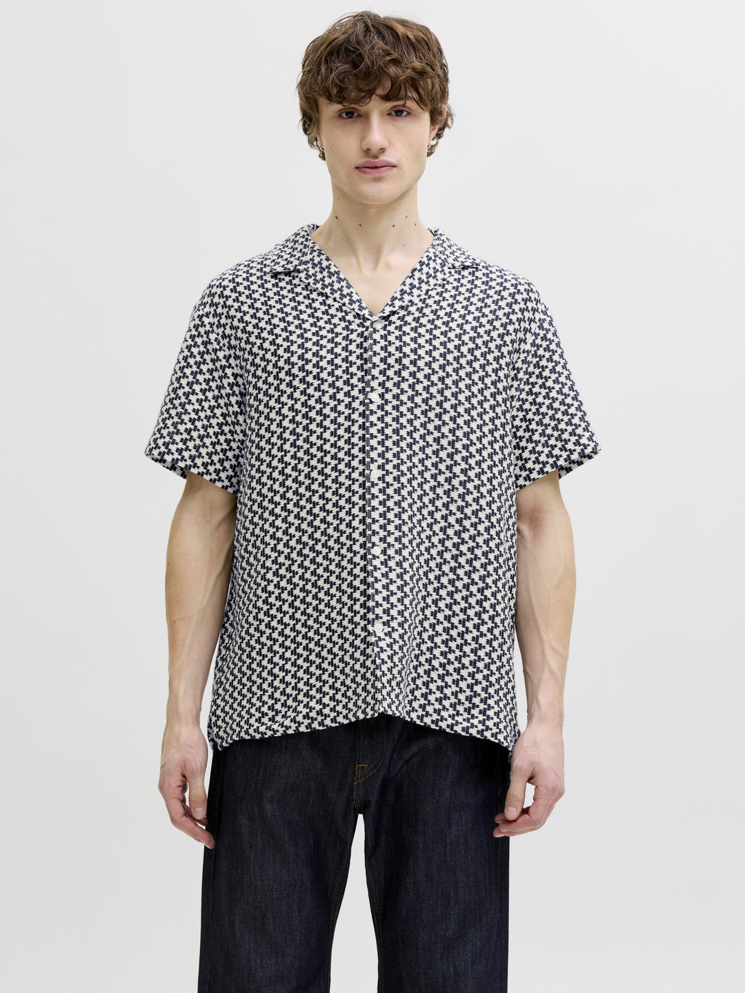 JORMONTAUK CROCHET SHIRT SS SA26 LN, Sky Captain 175917 Bild 2
