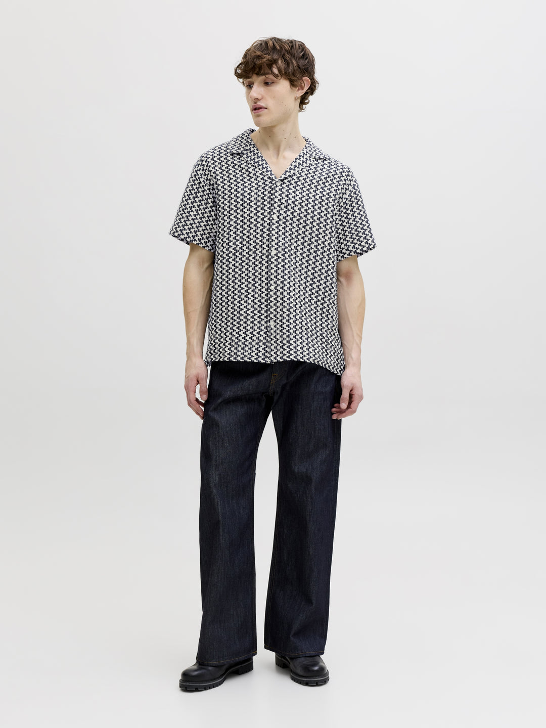 JORMONTAUK CROCHET SHIRT SS SA26 LN, Sky Captain 175917 Bild 6