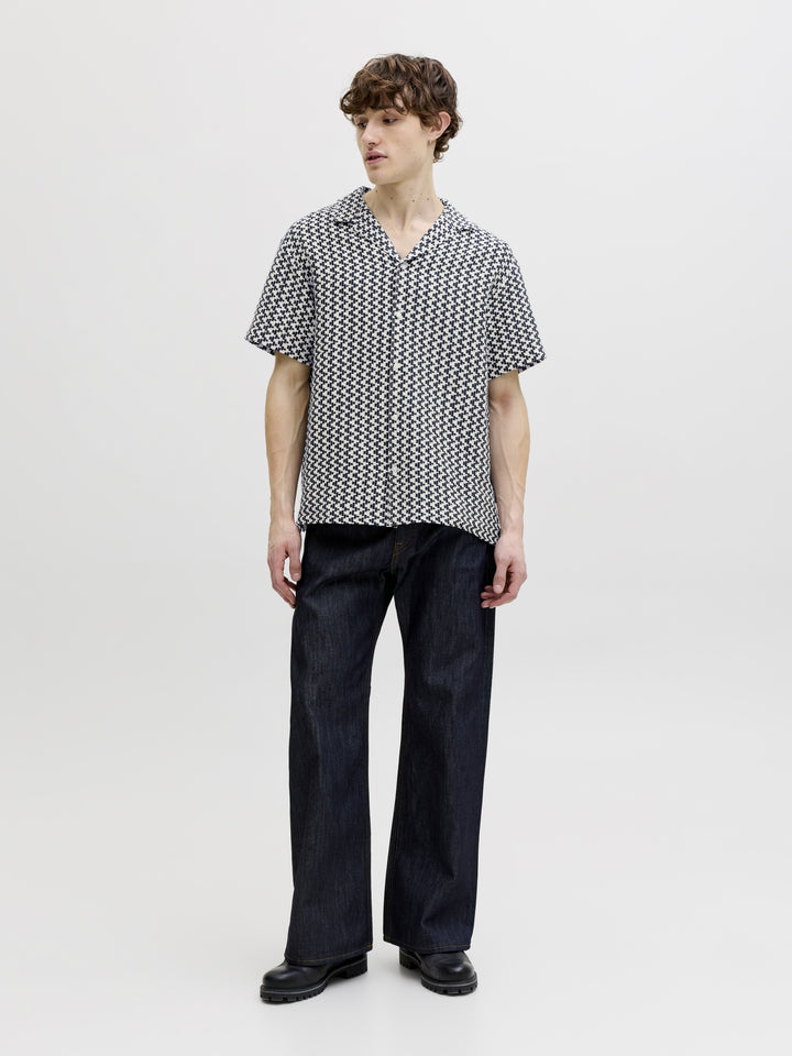 JORMONTAUK CROCHET SHIRT SS SA26 LN, Sky Captain 175917 Bild 6