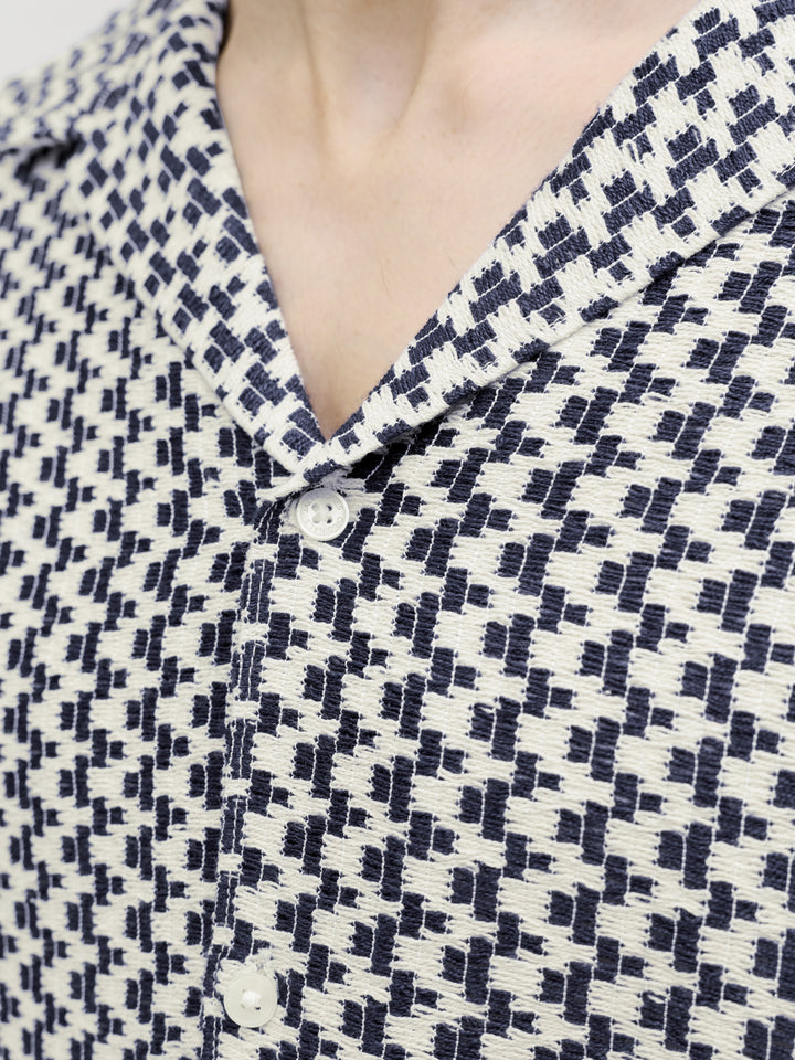 JORMONTAUK CROCHET SHIRT SS SA26 LN, Sky Captain 175917 Bild 7