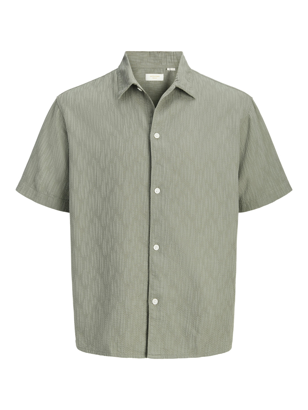 JORMONTAUK WAVY TEXTURE SHIRT SS SN, Vetiver 176725 Bild 1
