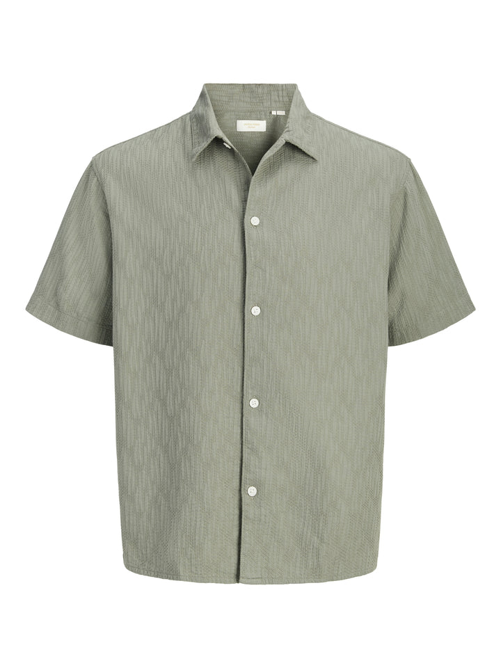 JORMONTAUK WAVY TEXTURE SHIRT SS SN, Vetiver 176725 Bild 1