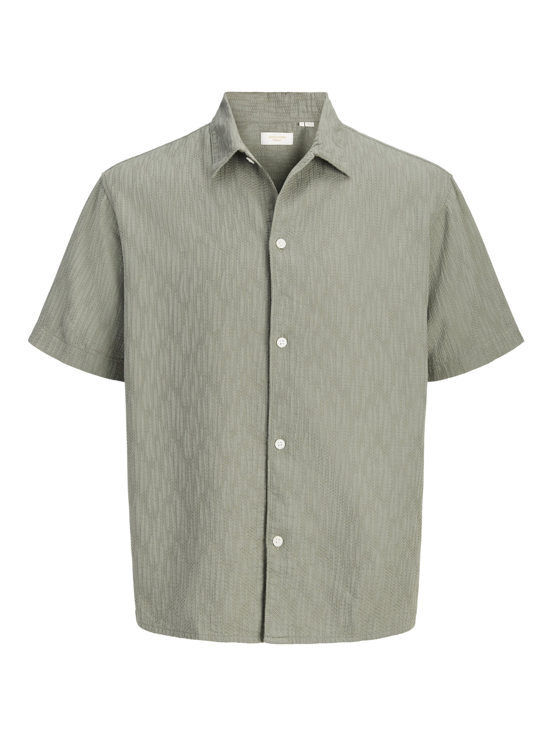 JORMONTAUK WAVY TEXTURE SHIRT SS SN, Vetiver 176725 Bild 1
