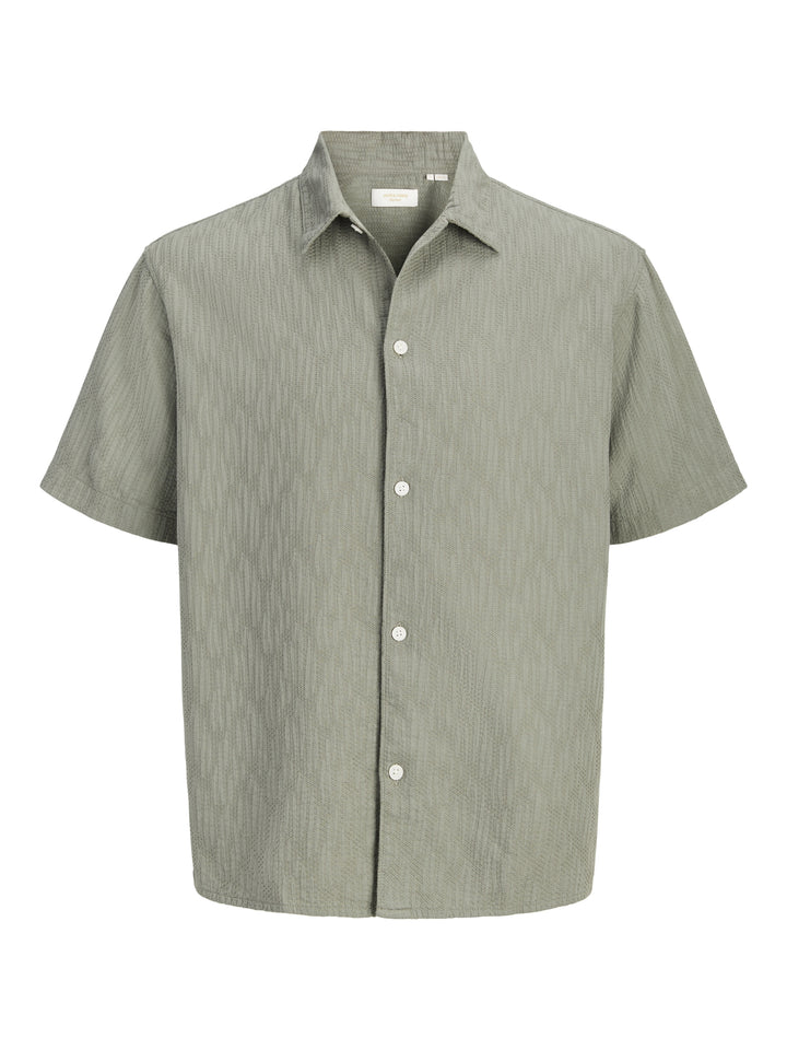 JORMONTAUK WAVY TEXTURE SHIRT SS SN, Vetiver 176725 Bild 1