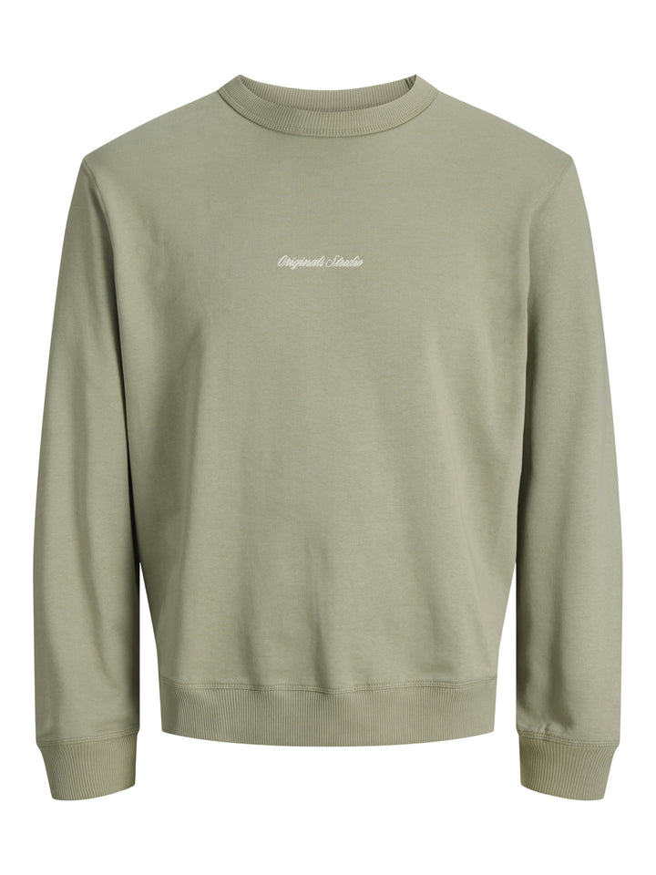 JORNORREBRO EMB SWEAT CREW NOOS, Seagrass 176290 Bild 1