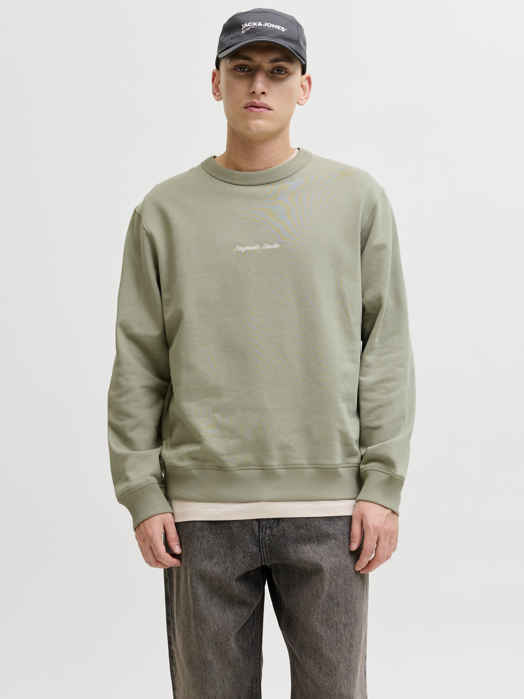 JORNORREBRO EMB SWEAT CREW NOOS, Seagrass 176290 Bild 2