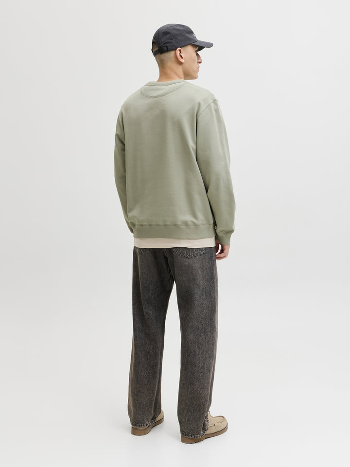 JORNORREBRO EMB SWEAT CREW NOOS, Seagrass 176290 Bild 3