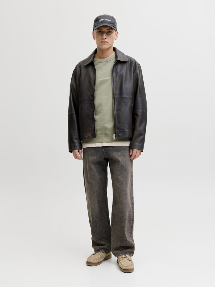 JORNORREBRO EMB SWEAT CREW NOOS, Seagrass 176290 Bild 4
