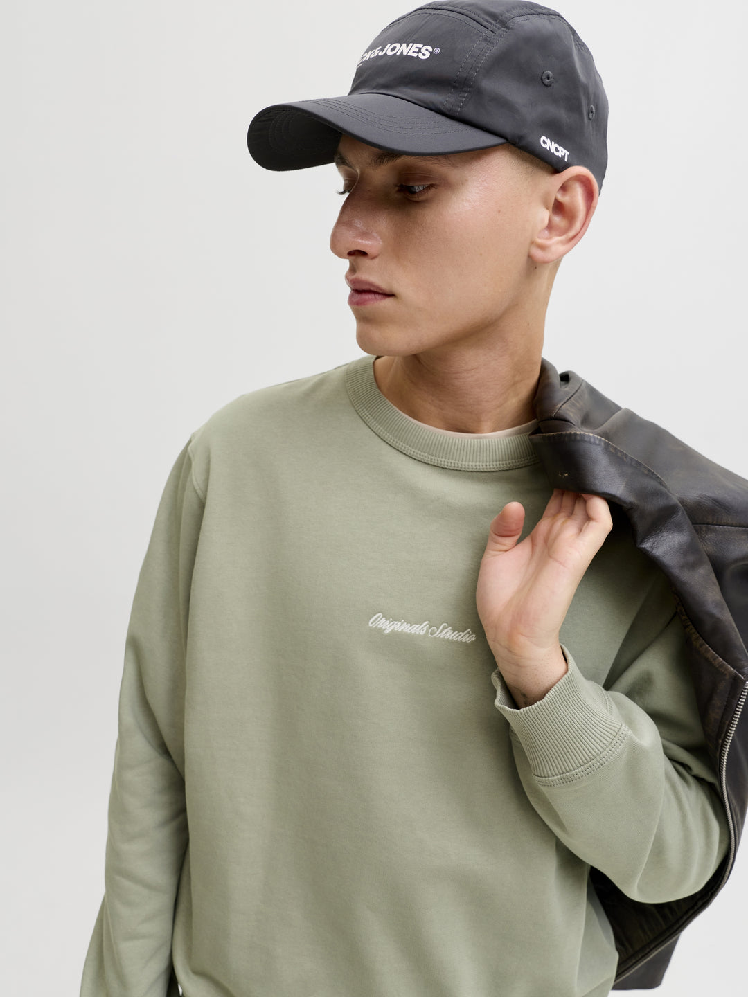 JORNORREBRO EMB SWEAT CREW NOOS, Seagrass 176290 Bild 6